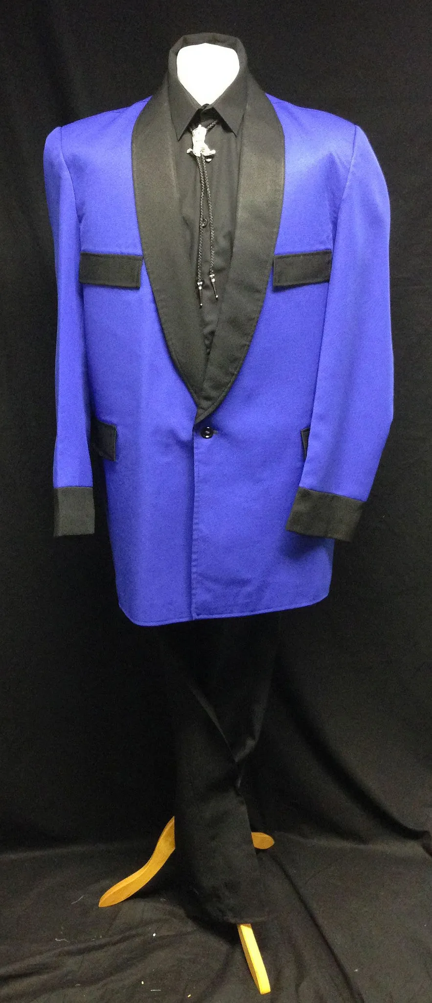 1950s Teddy Boy in Blue