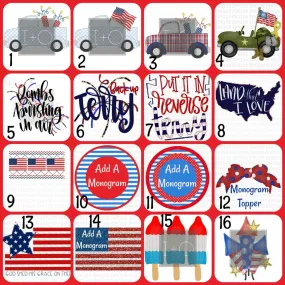 4th of July Design Infant and Toddler Shirts