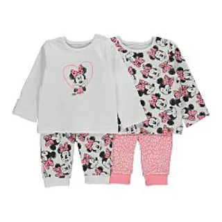 Baby Pyjamas Long Sleeved And Legged / Sleep Wear 2pcs (George Baby)