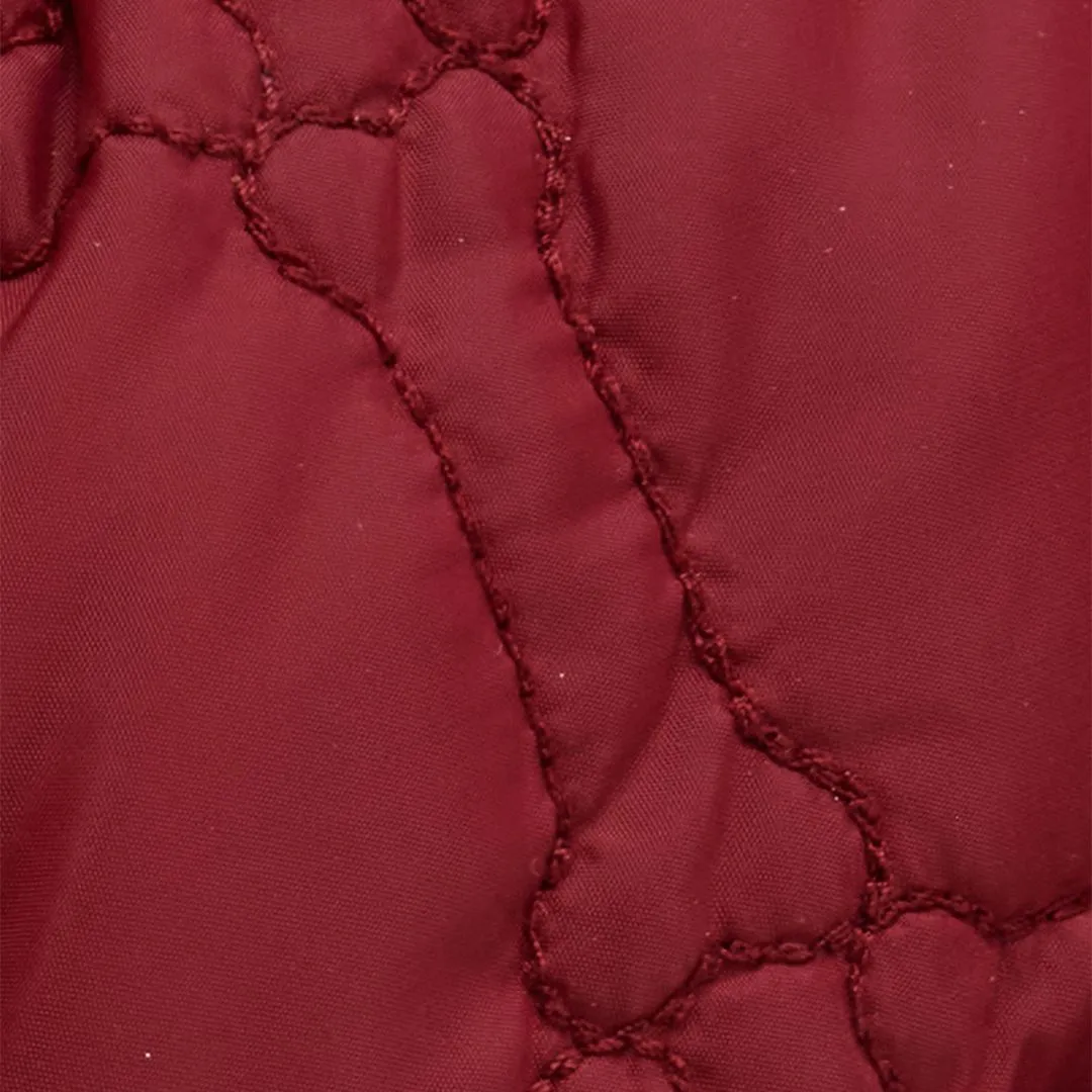 Barbour Dog Bone Quilted Dog Coat in Cranberry