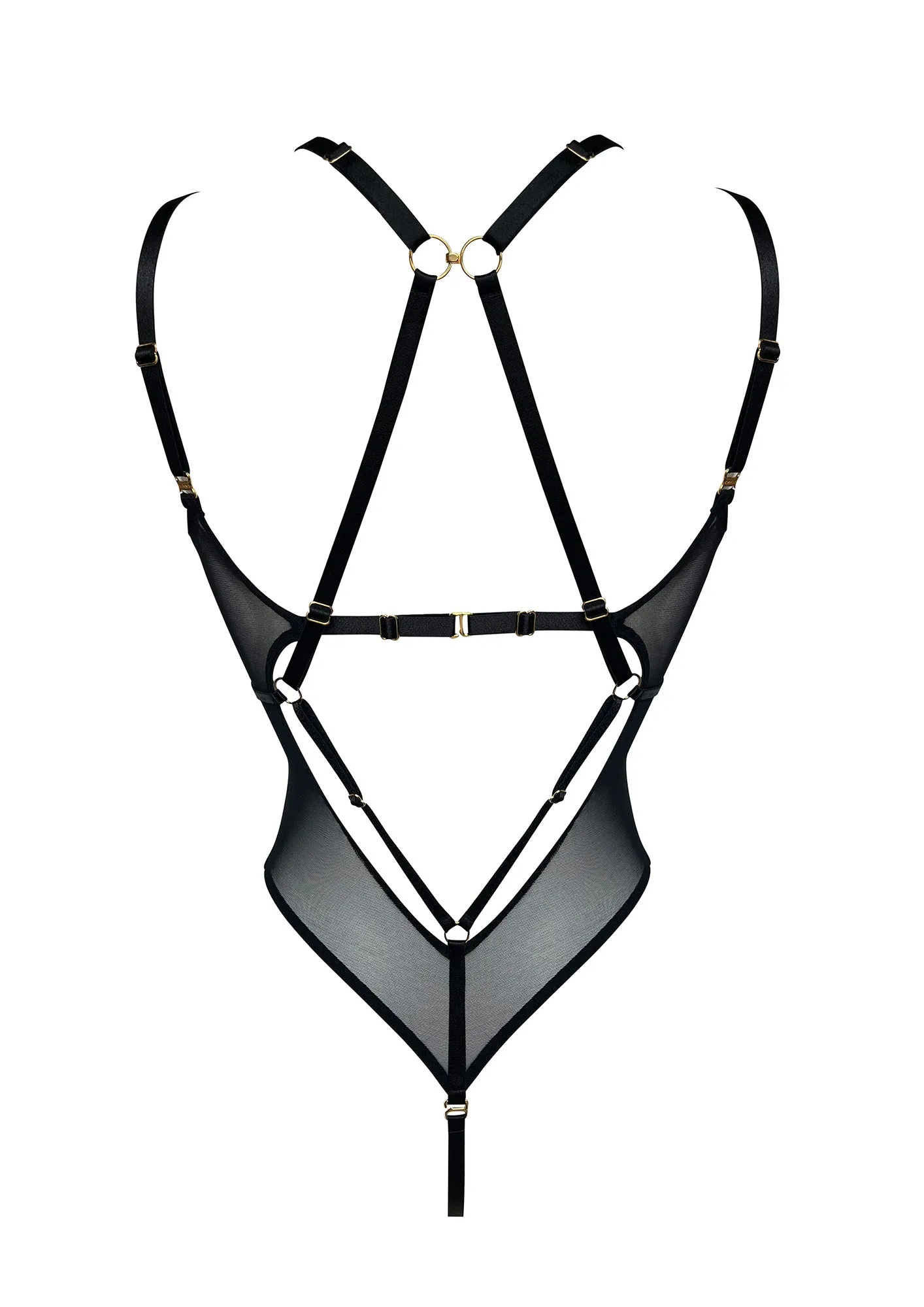 Bordelle Vero Harness Body | BLACK