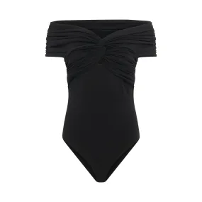 Cerise Bodysuit in Black