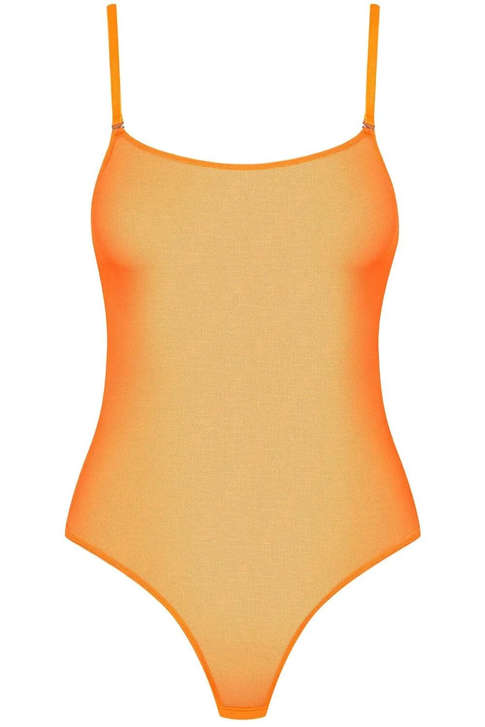 Corps à Corps Thong Bodysuit Neon Orange