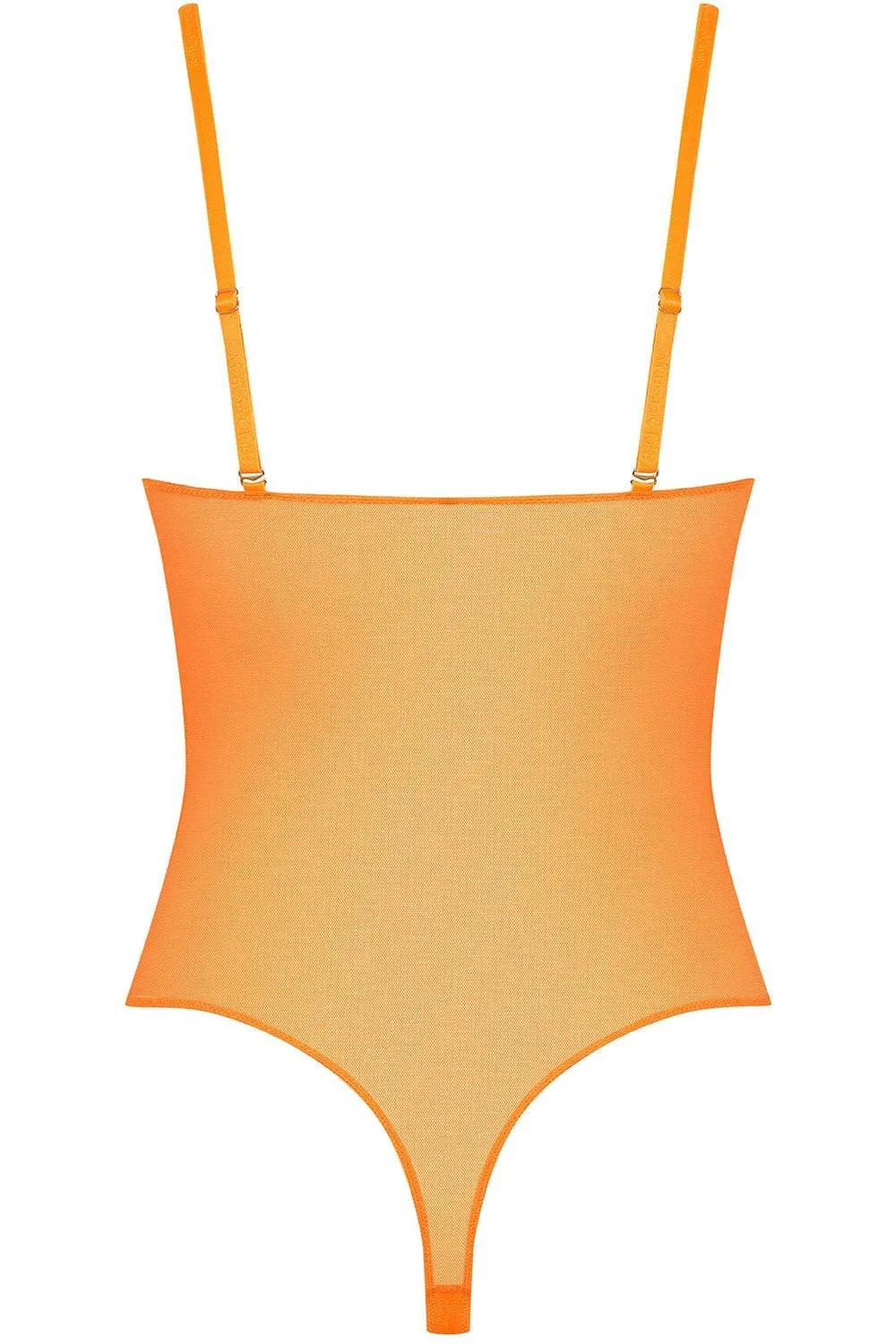 Corps à Corps Thong Bodysuit Neon Orange