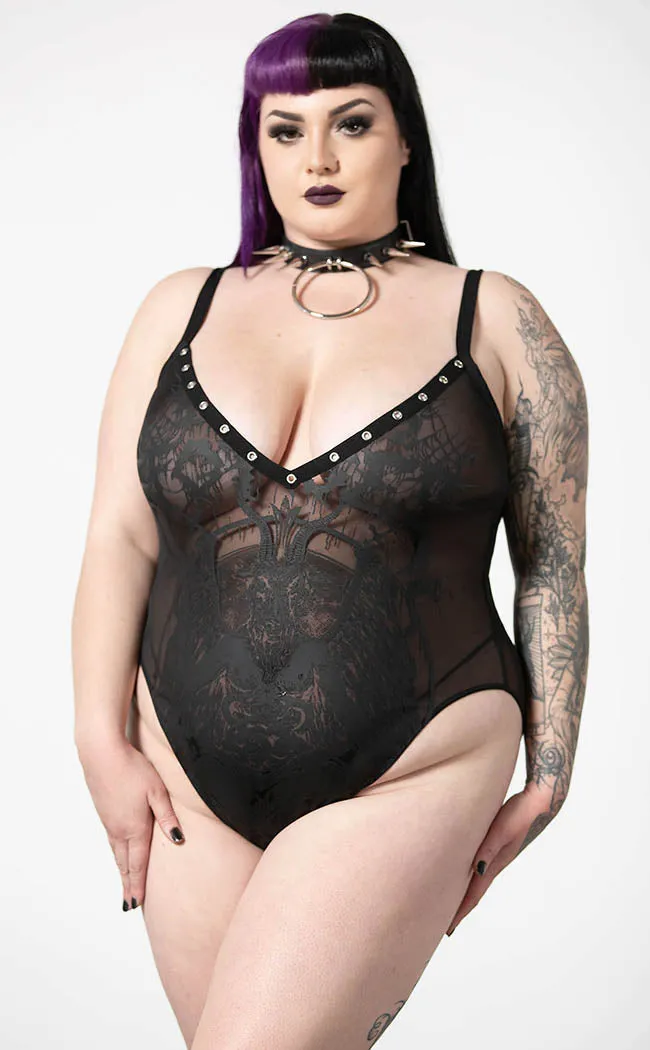 Dark Forces Bodysuit [Plus-Size]