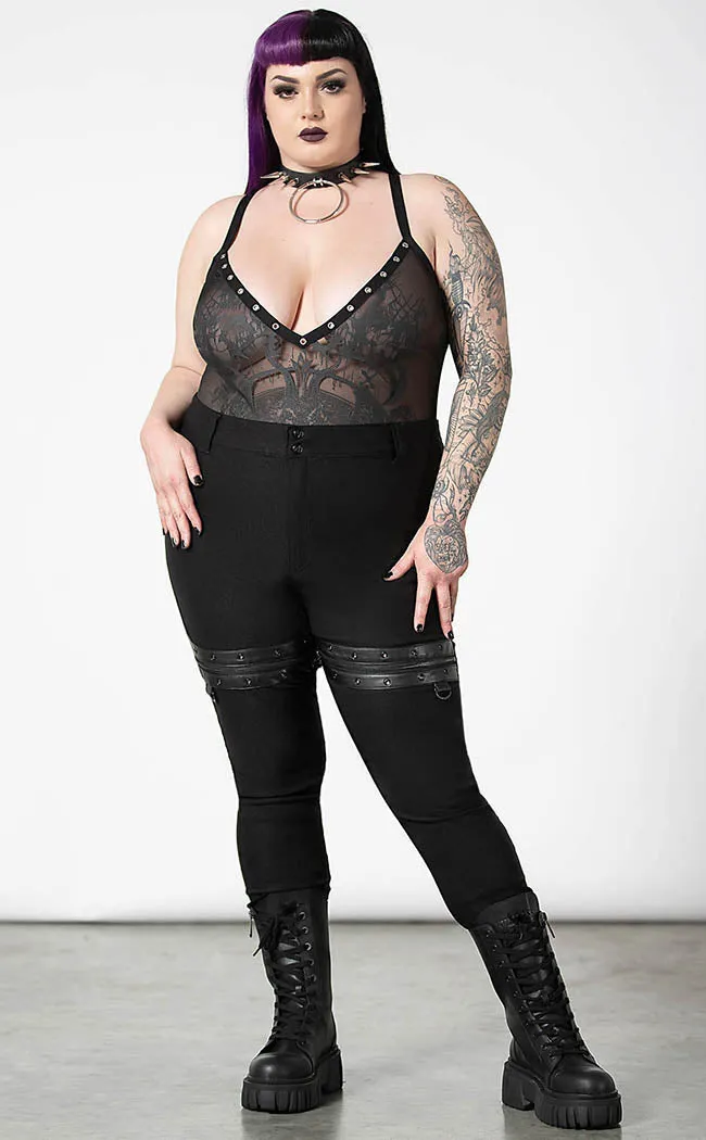 Dark Forces Bodysuit [Plus-Size]