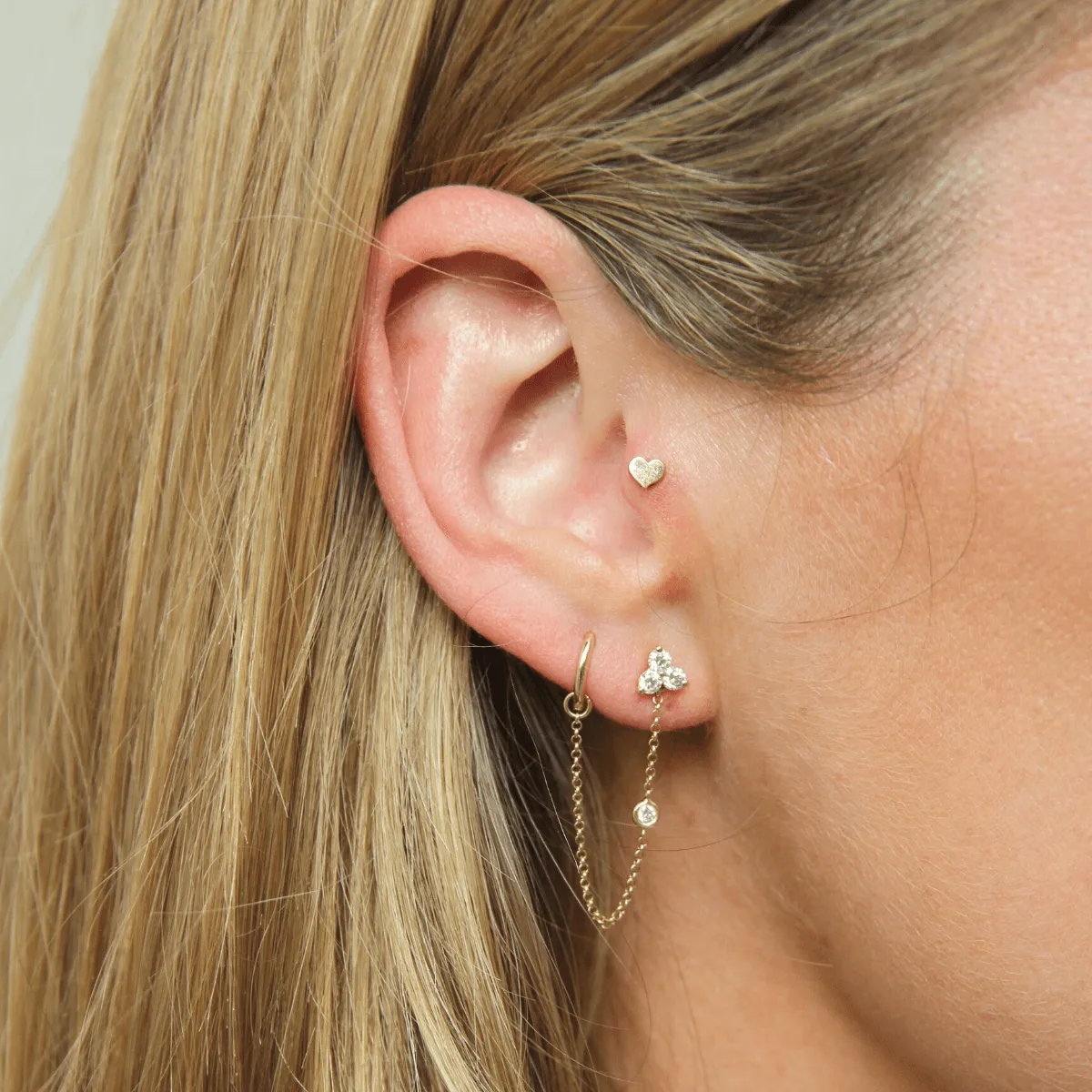 Diamond Trio Earring | .70GMS .36CT | Single