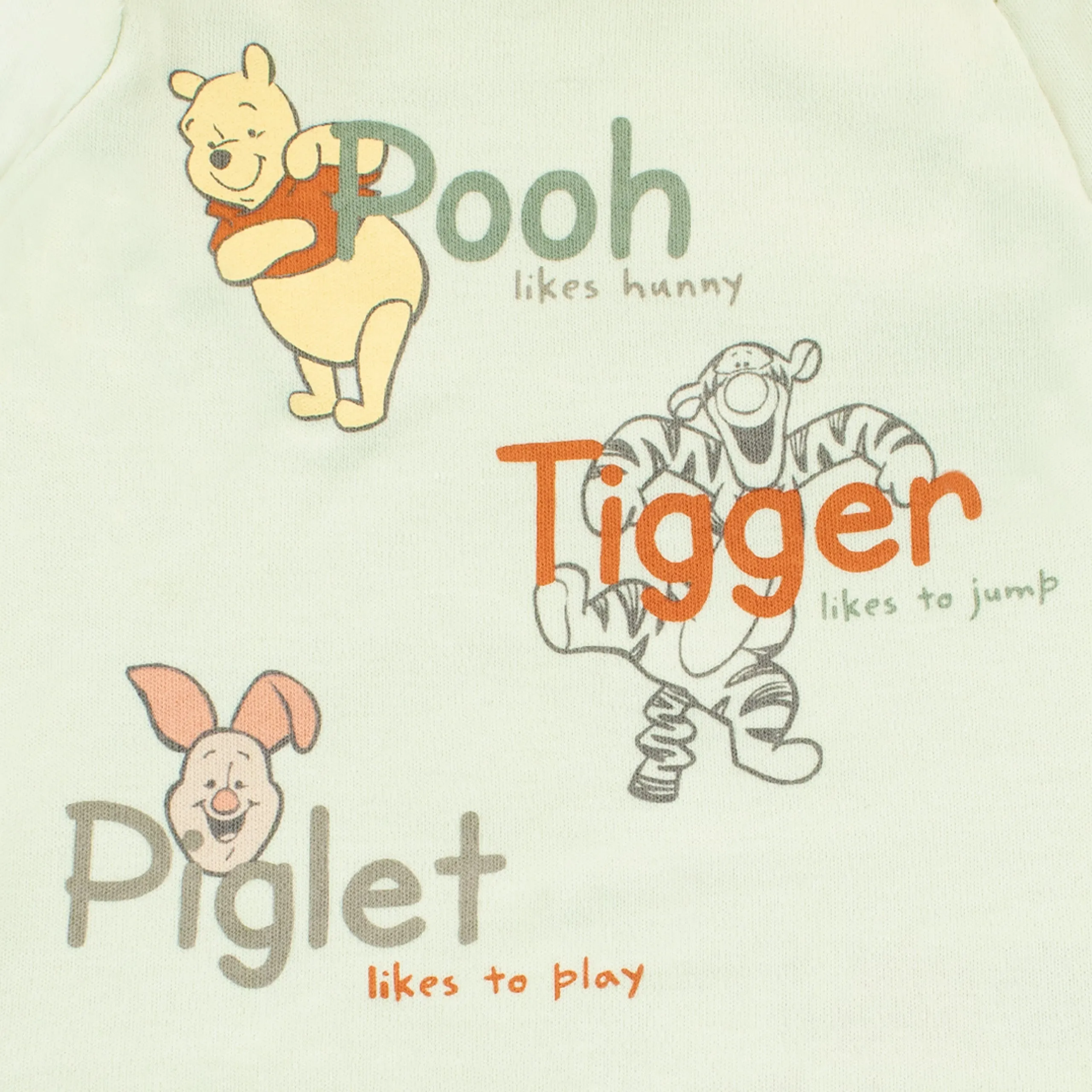 Disney Winnie the Pooh Tigger And Piglet Babywear 5 Piece Set