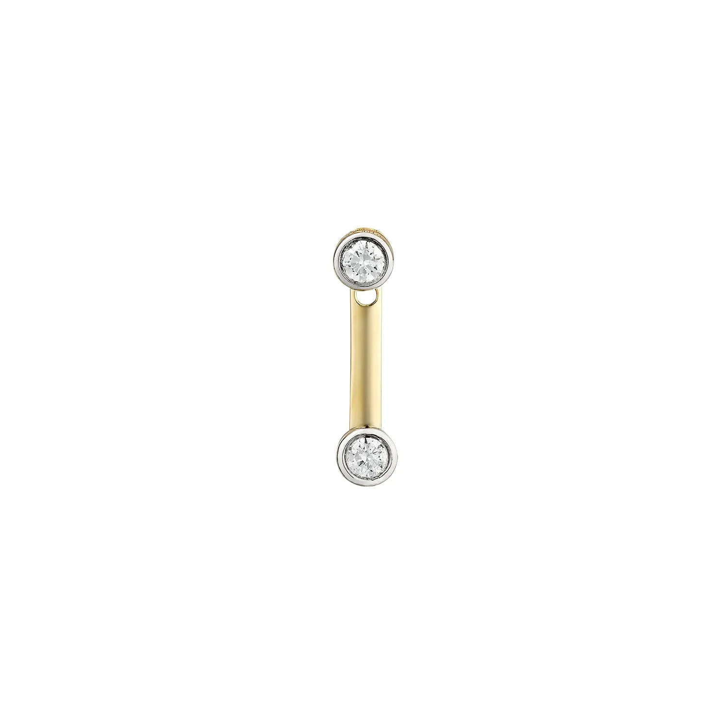 Double Round Diamond Single Ear Jacket