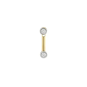 Double Round Diamond Single Ear Jacket