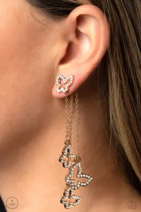 Earrings BOISTEROUS BUTTERFLY - GOLD E555