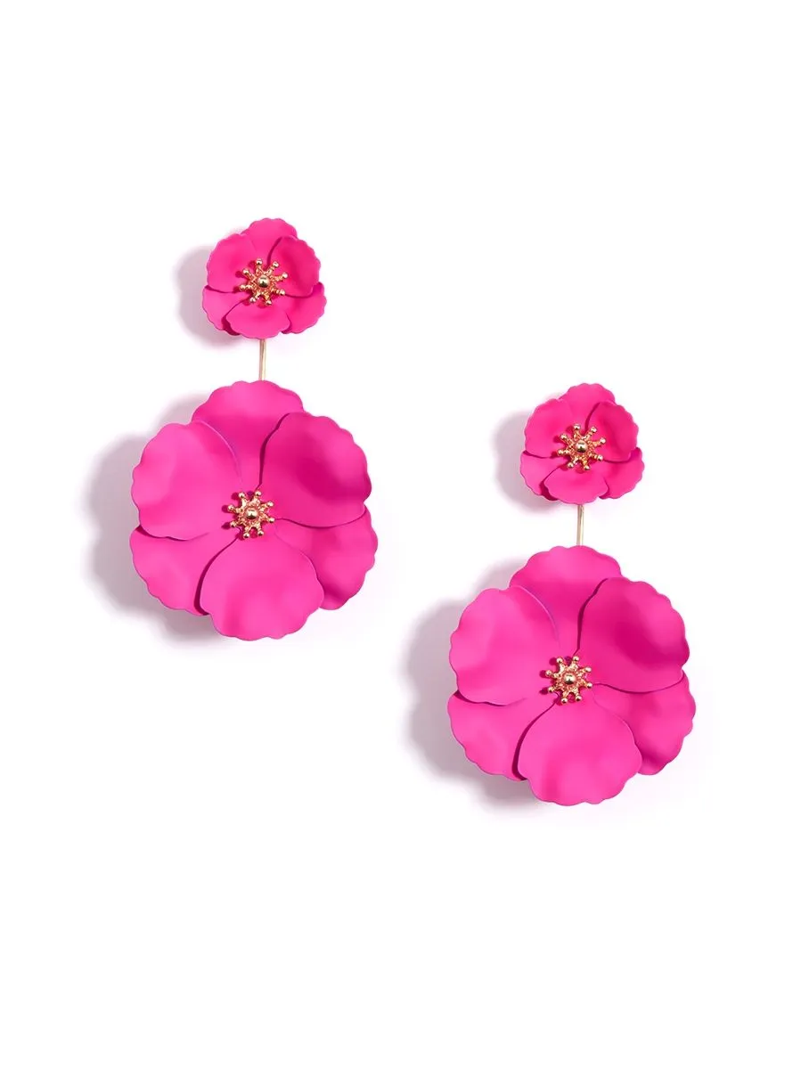 Flower Power Drop Earrings