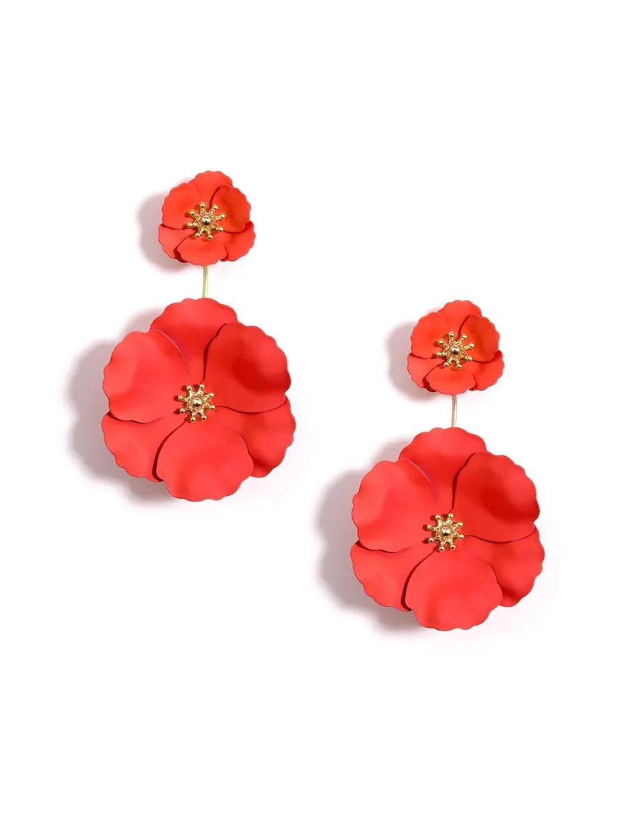 Flower Power Drop Earrings