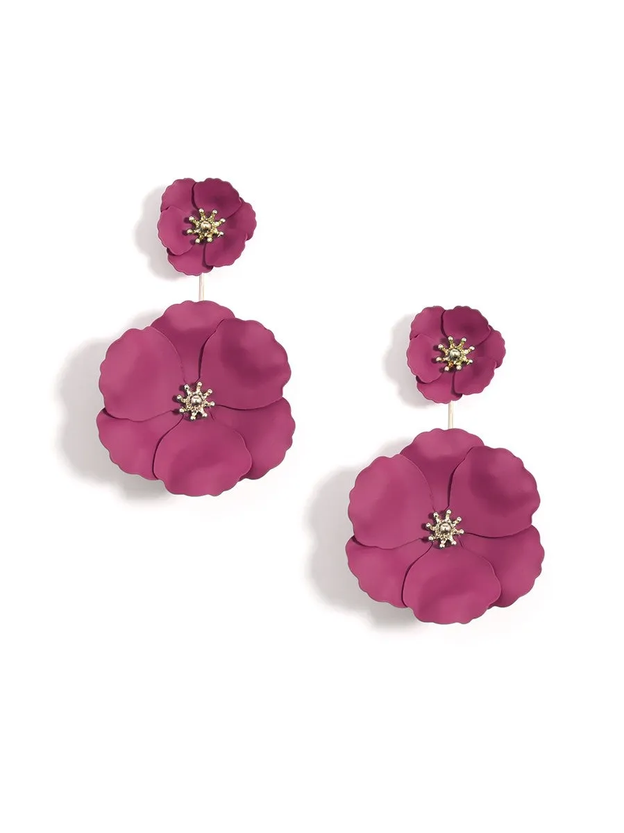 Flower Power Drop Earrings