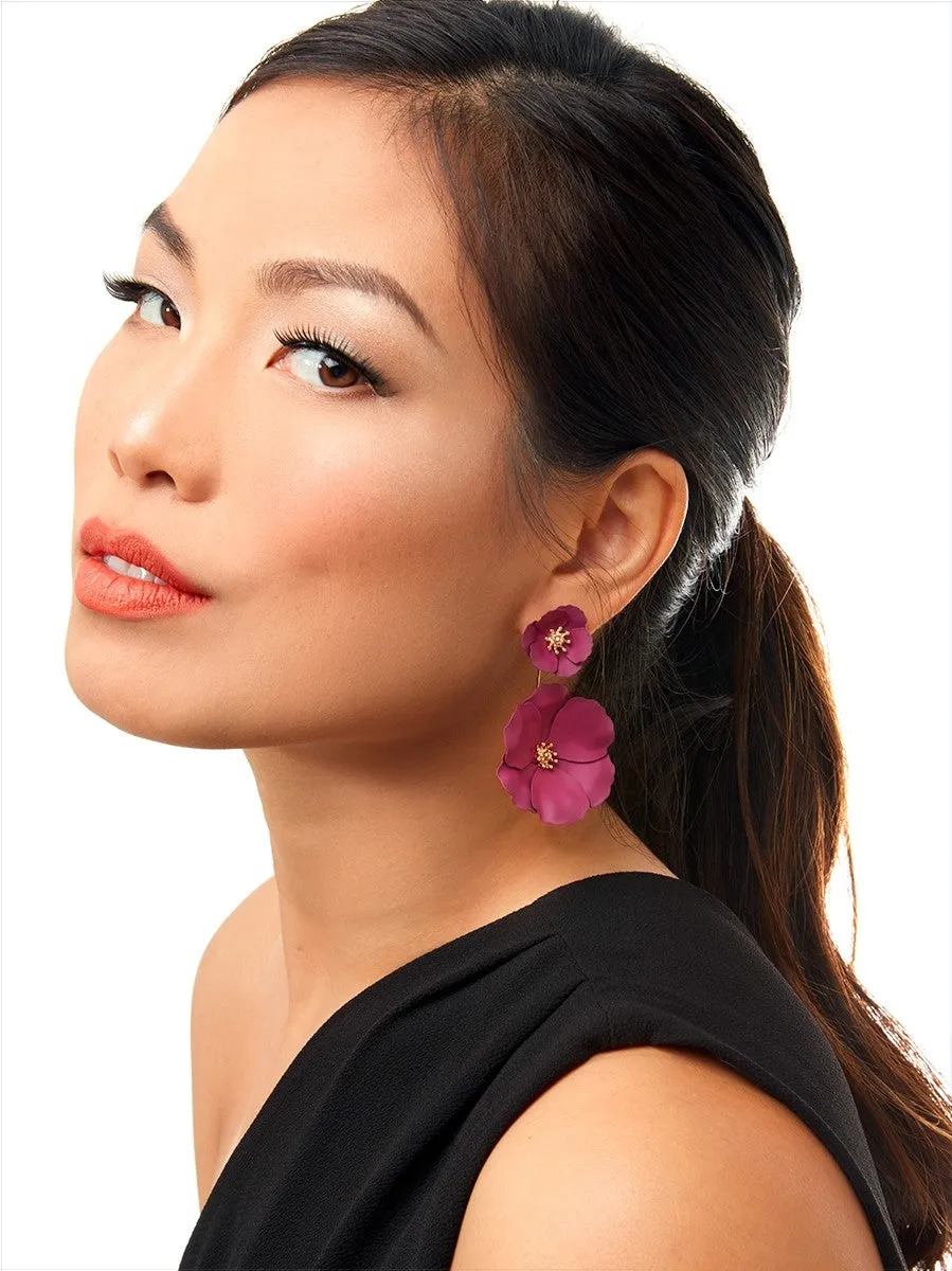 Flower Power Drop Earrings