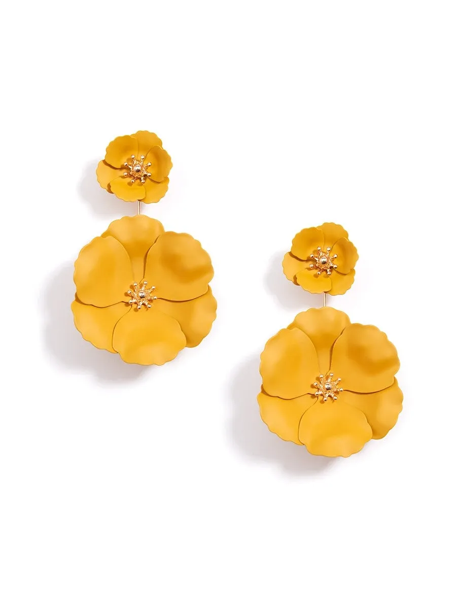 Flower Power Drop Earrings