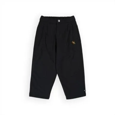 Girls Seperates | Basic Pleated Chino French Terry- Black | Carlijnq