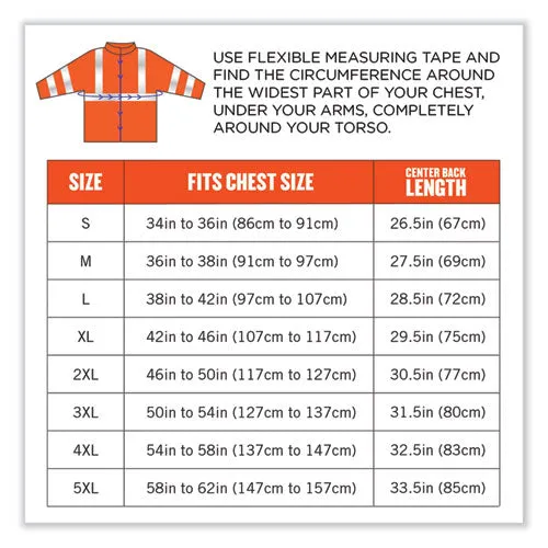 Glowear 8377 Class 3 Hi-vis Quilted Bomber Jacket, Orange, X-large, Ships In 1-3 Business Days