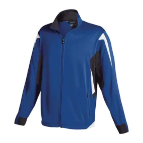 Holloway Men's Royal/Black/White Full Zip Dedication Jacket