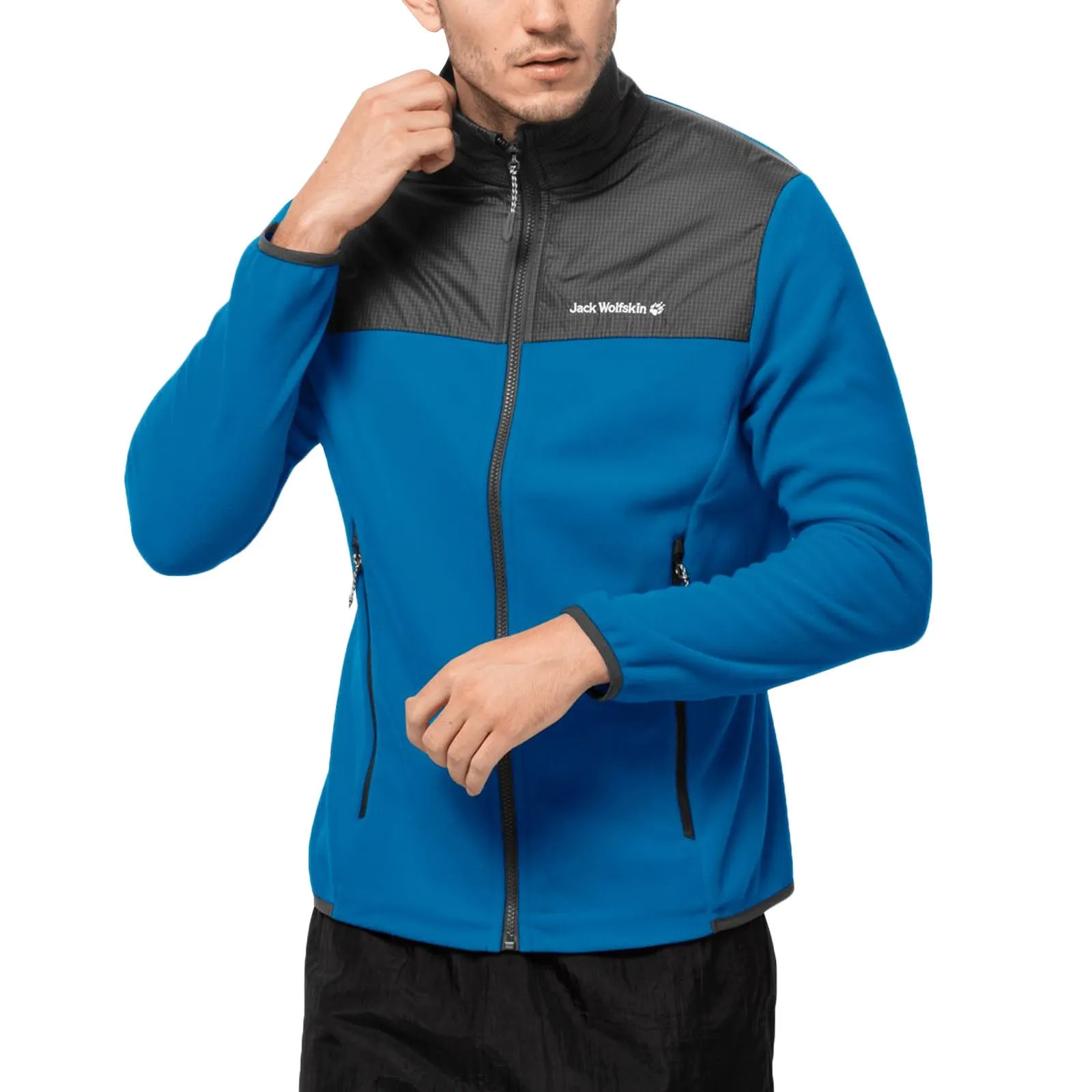 Jack Wolfskin Mens DNA Block Fleece Jacket
