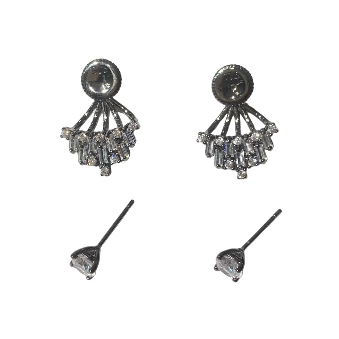 Jacklyn Fan Jacket Earrings