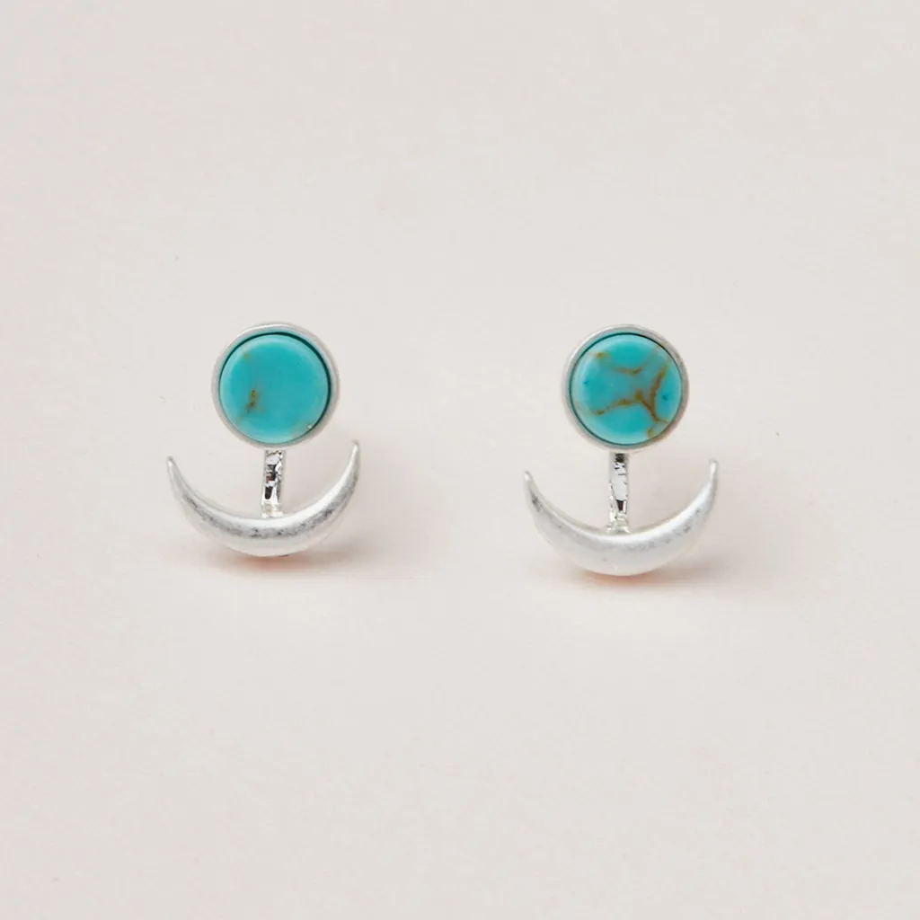 Moon Phase Turquoise/Silver