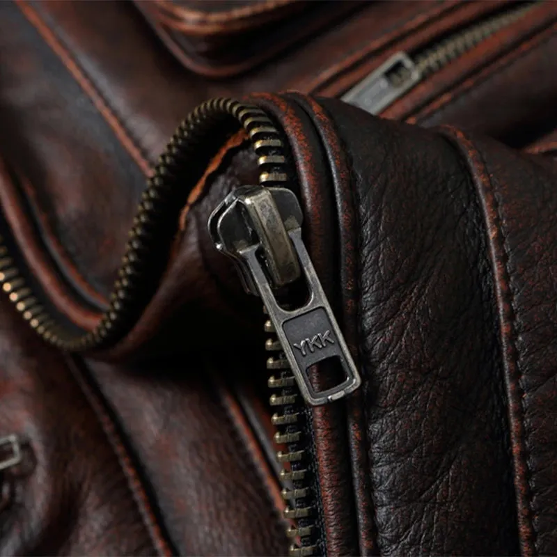 Motorcycle Leather Jacket