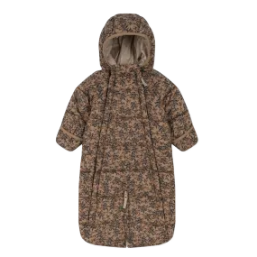 Nuka Floral Print Pramsuit (Orangerie Beige)