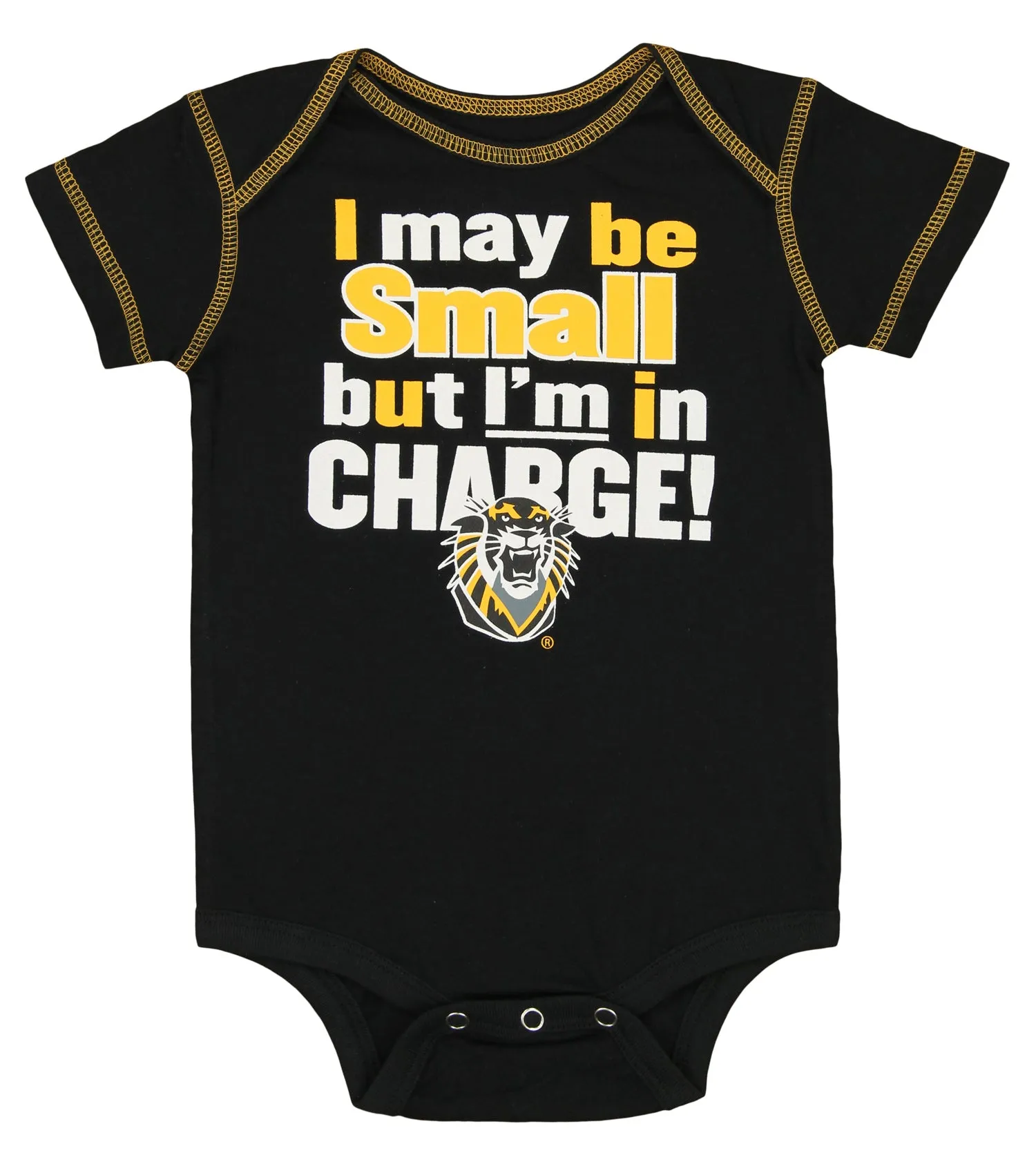 Outerstuff NCAA Infants Fort Hays State Tigers 3 Pack Creeper Bodysuit Set