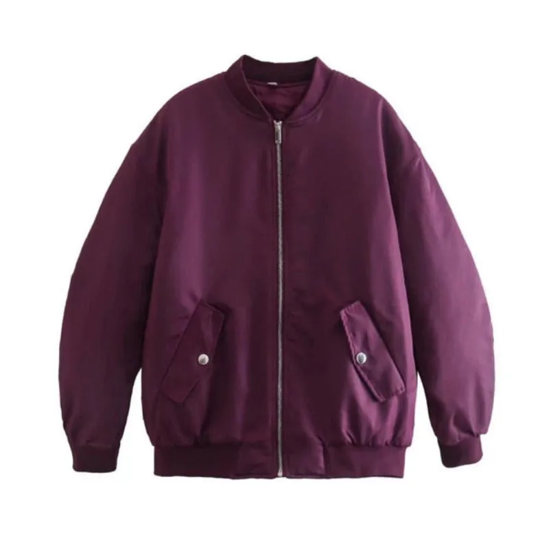 Oversized Bomber Jacket