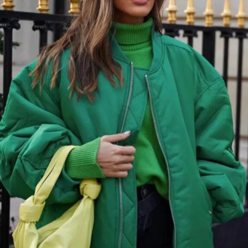 Oversized Bomber Jacket