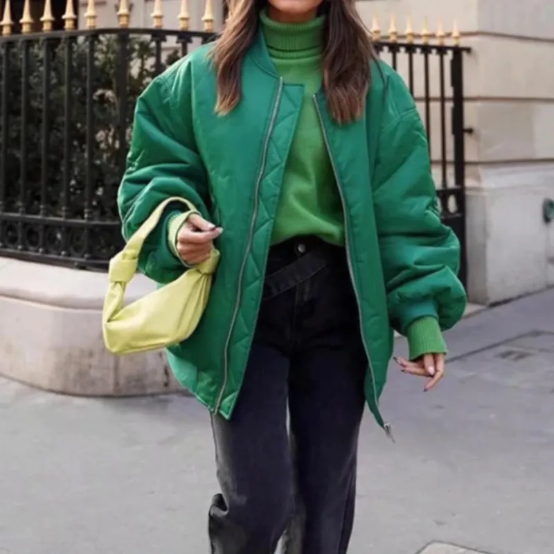 Oversized Bomber Jacket