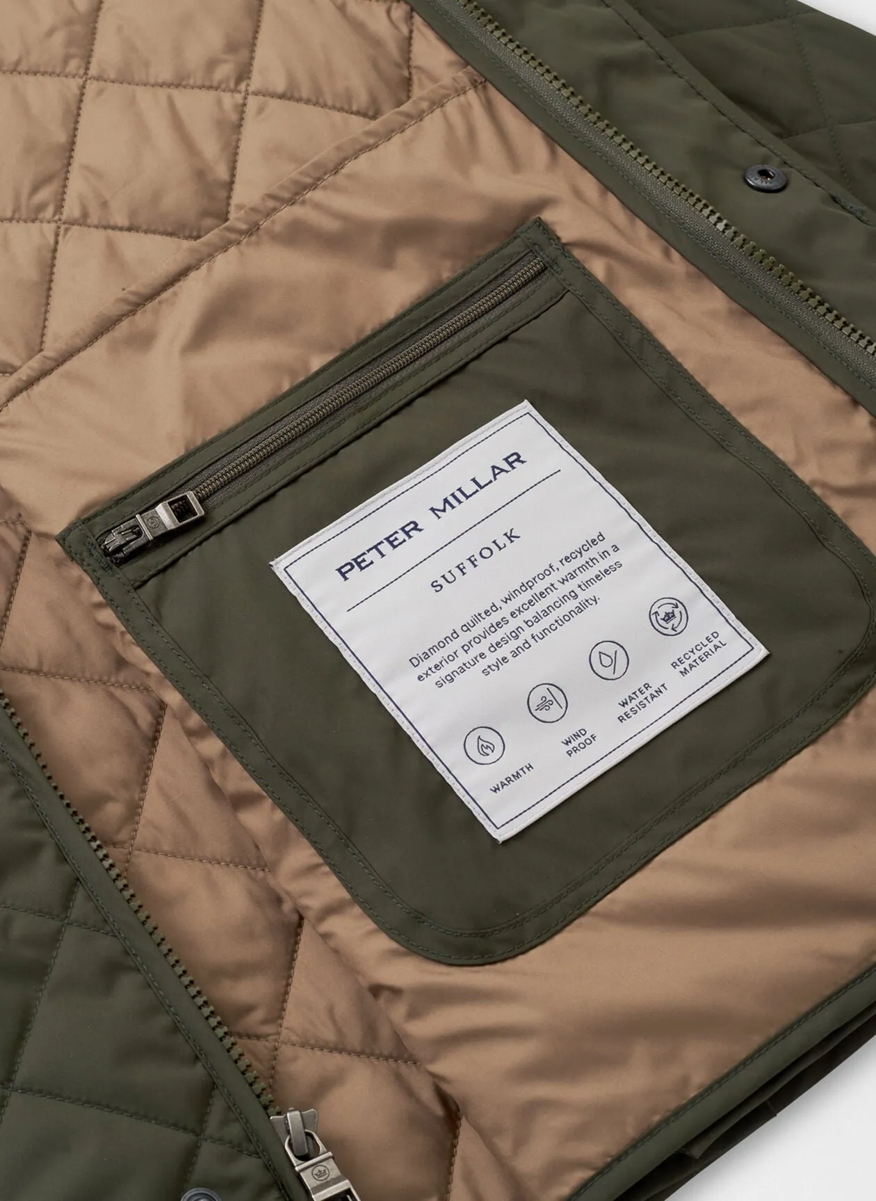 Peter Millar Suffolk Coat - Dark Olive