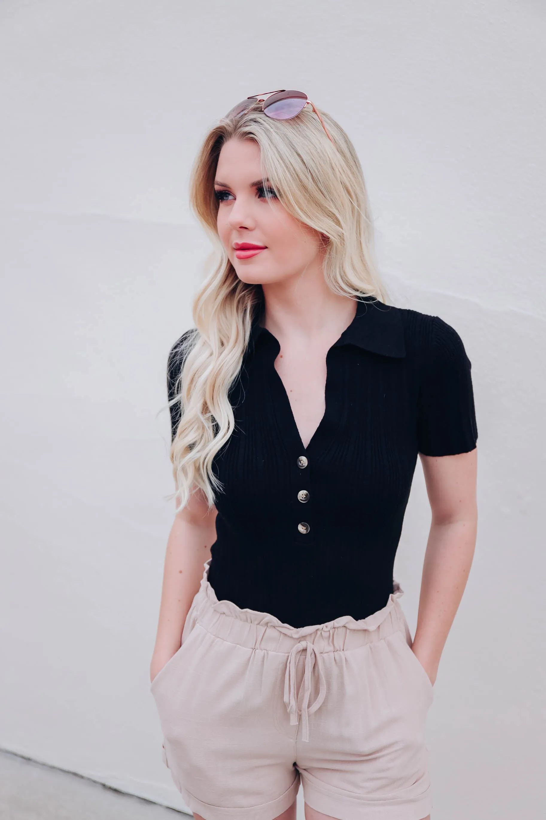 Posh & Preppy Bodysuit - Black