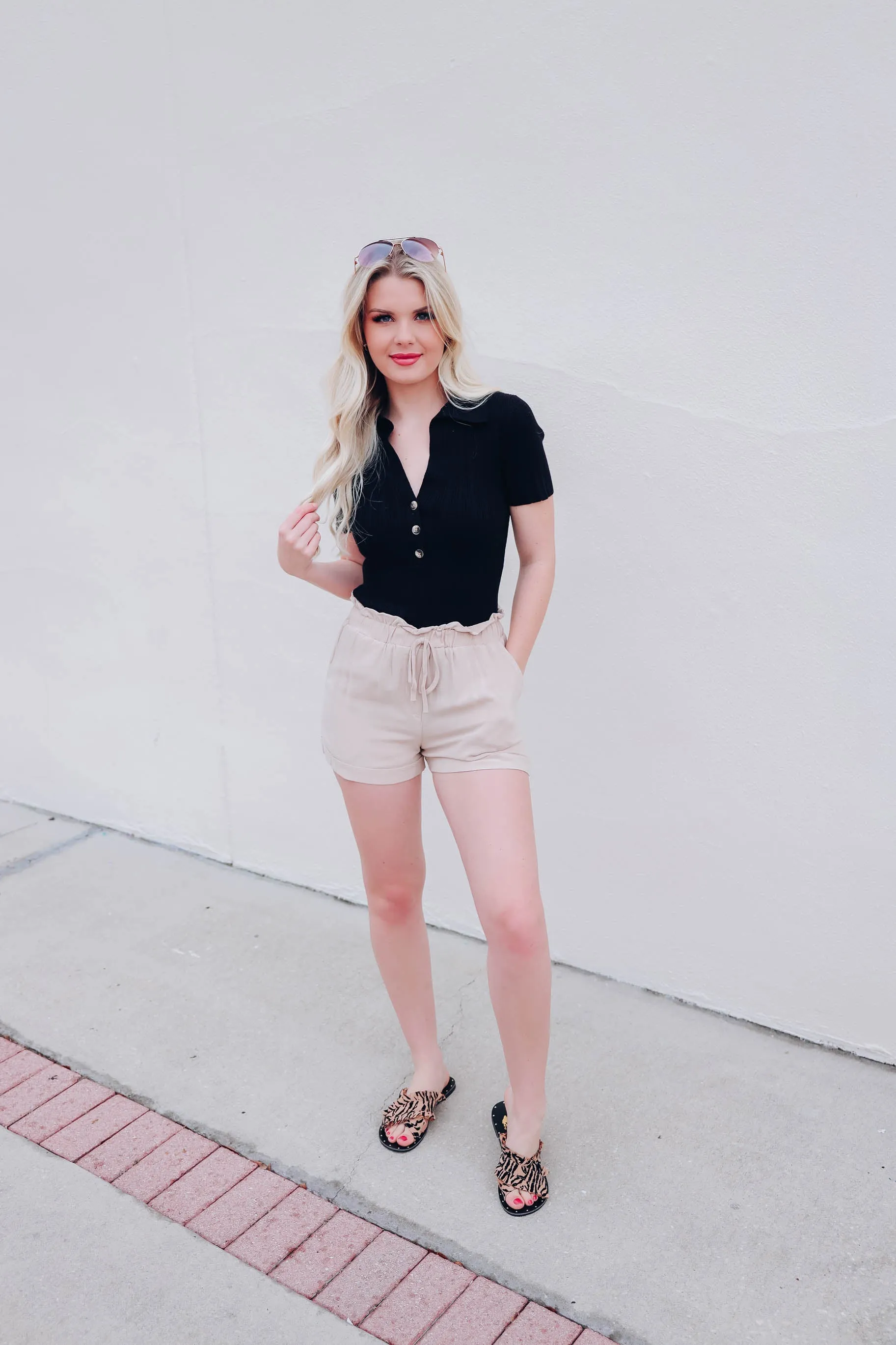 Posh & Preppy Bodysuit - Black