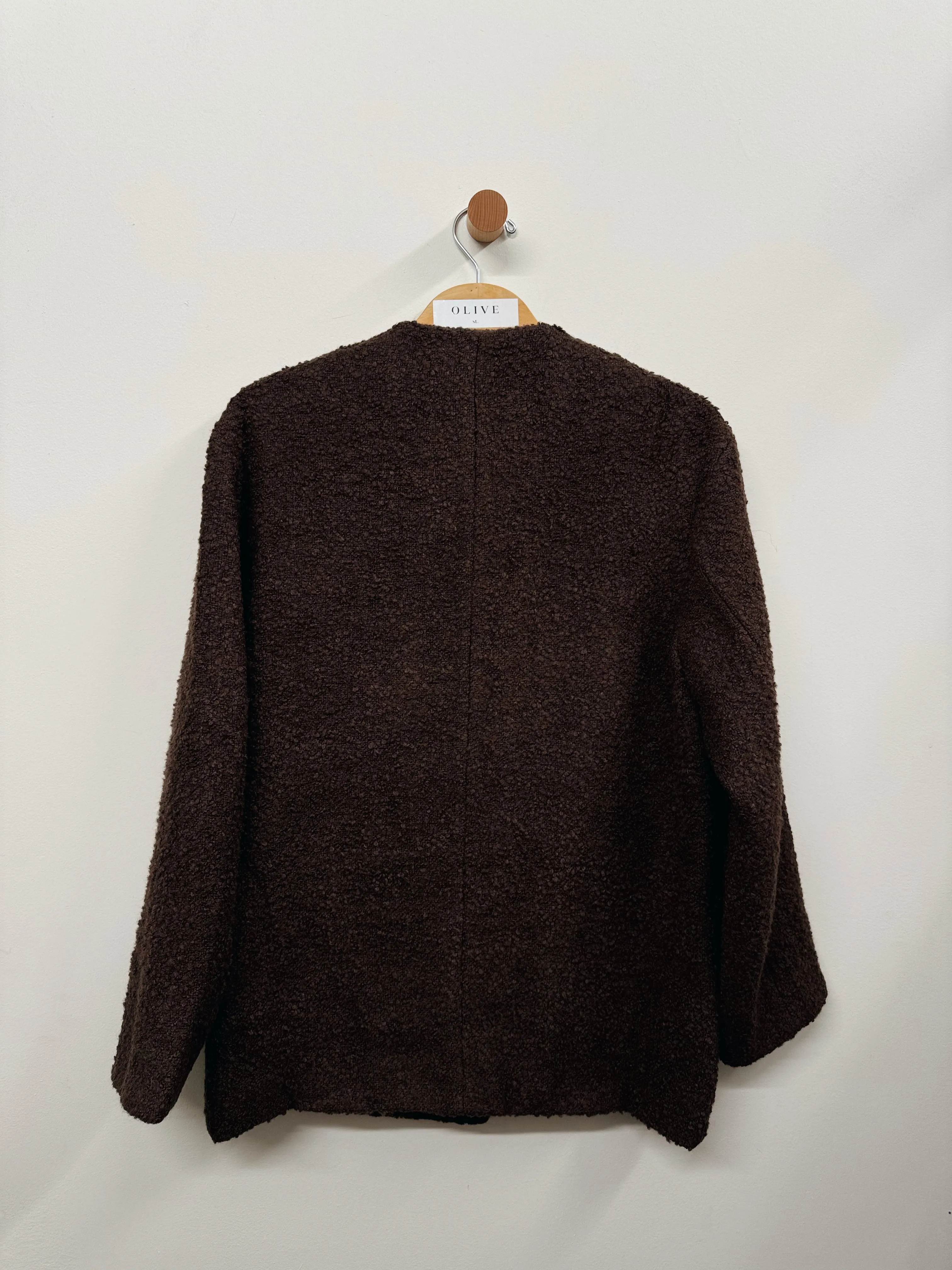 Sherpa Collarless Jacket