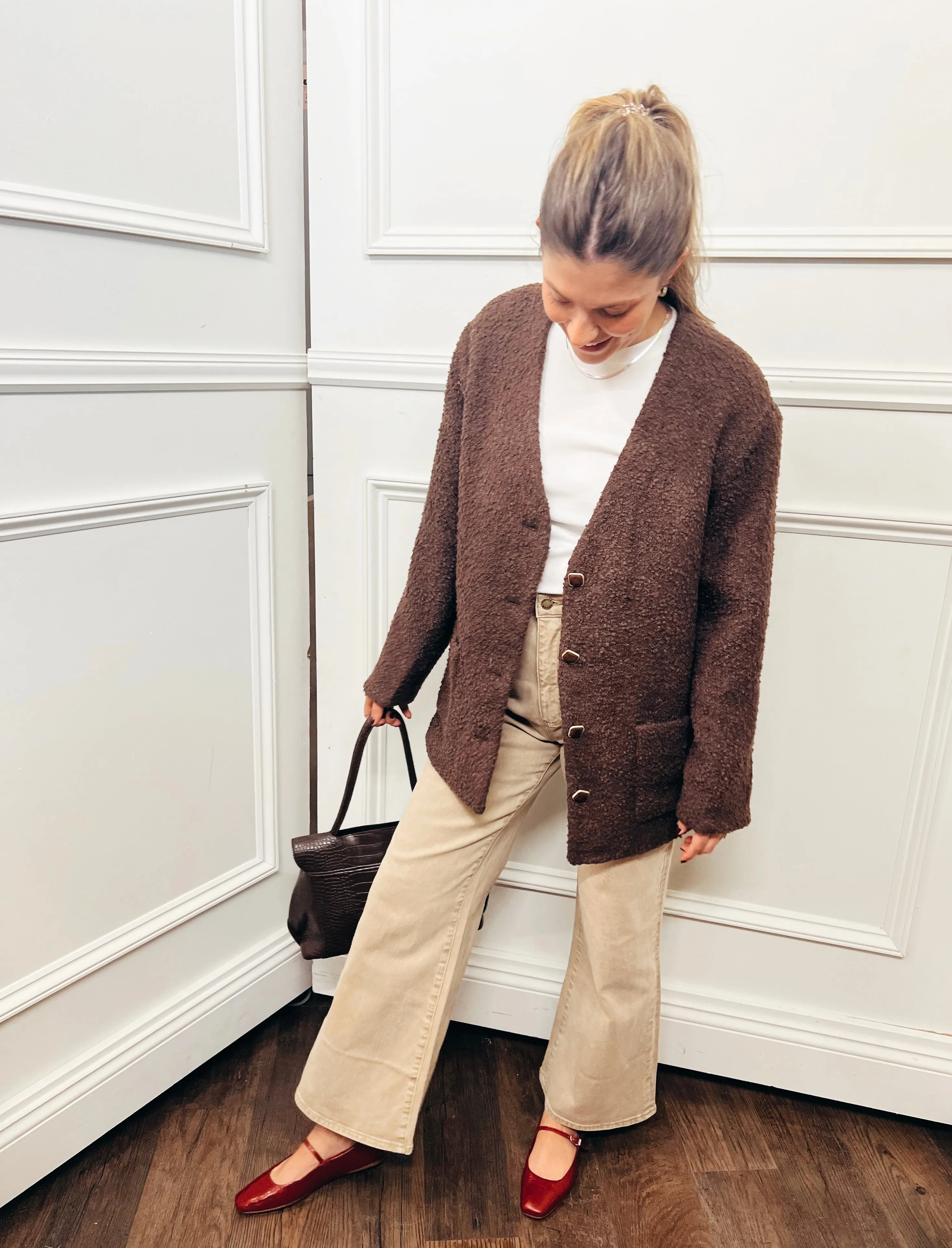 Sherpa Collarless Jacket