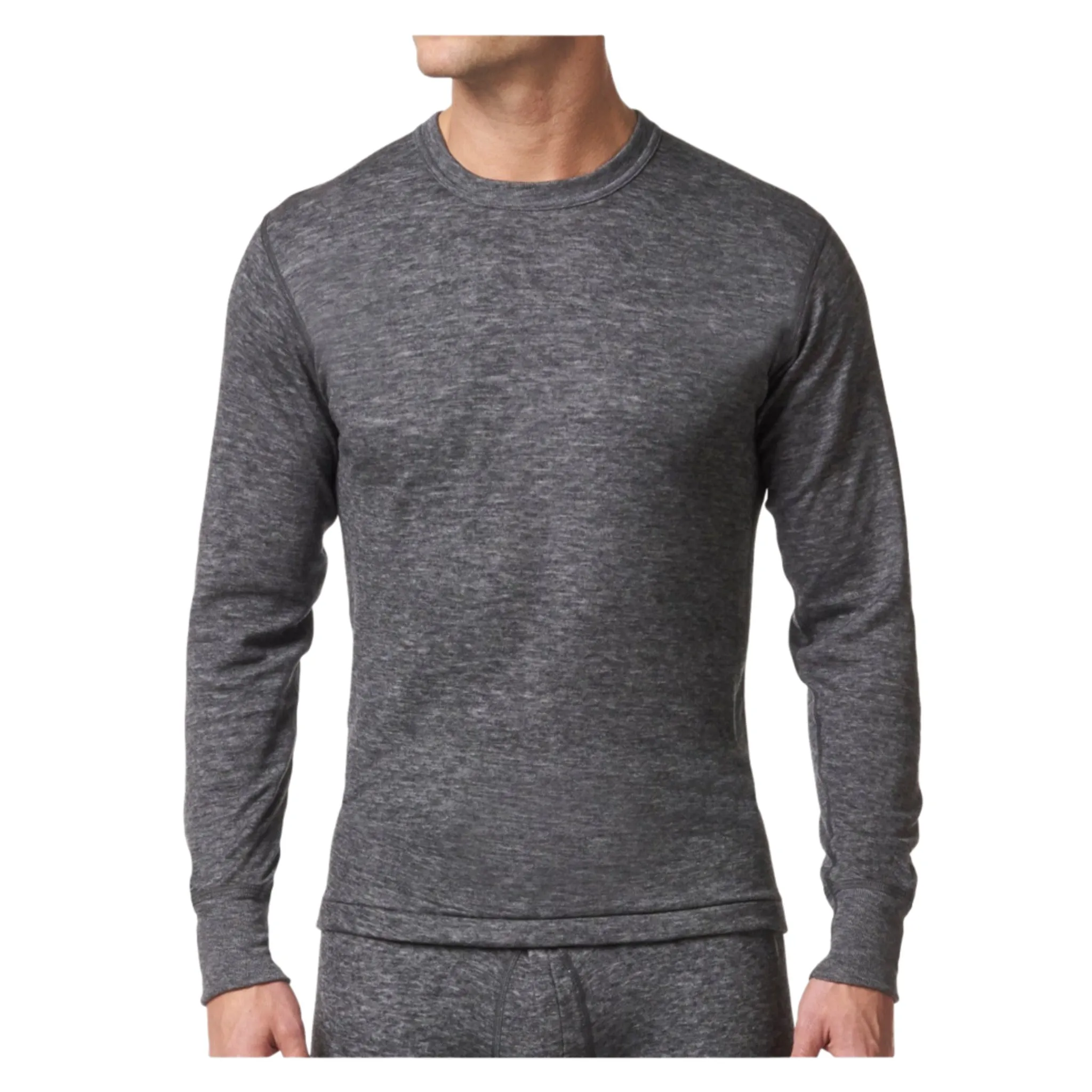 Stanfield's Men's Long Sleeve Shirt 8813 - Wool Blend Poly/Cotton, Two-Layer, Pack of 2, Superior Warmth & Comfort, Anti-Microbial Treated | Sizes S-3XL