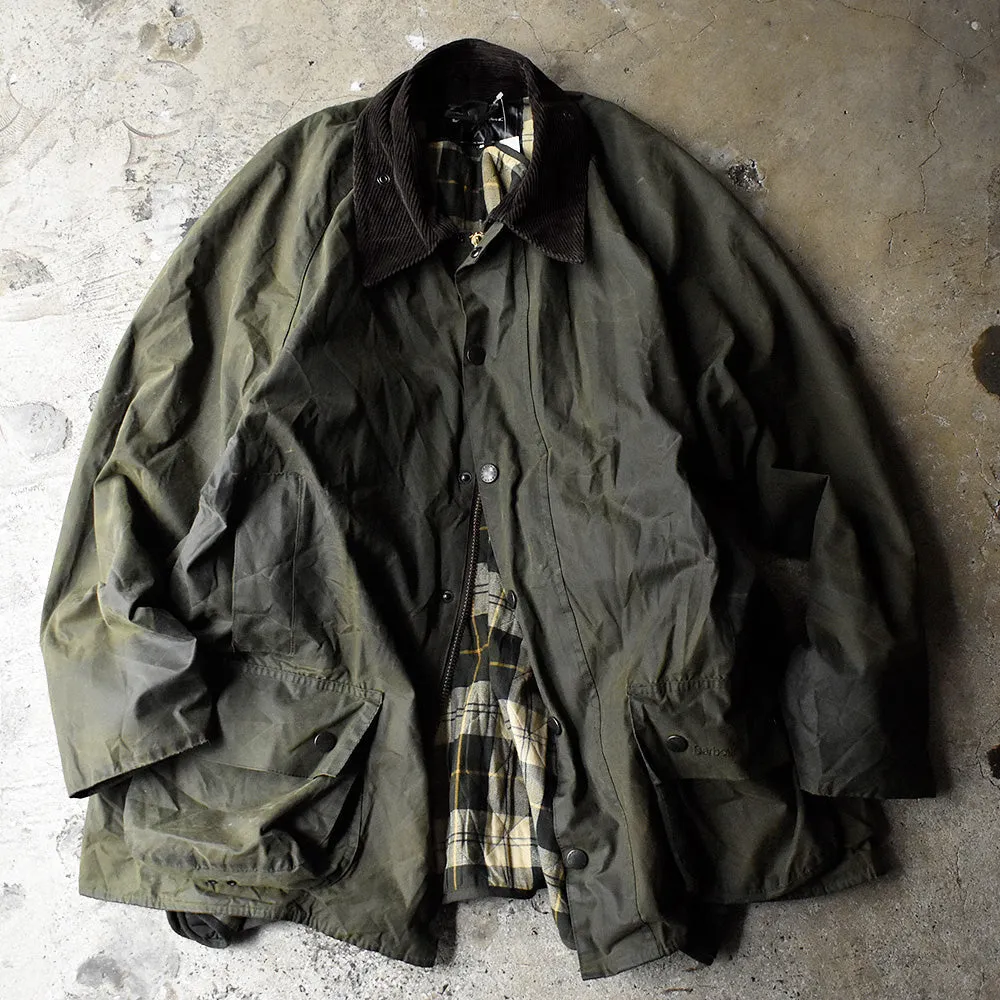 Y2K Barbour “BEAUFORT” QUILTED W/COATライナーセット！ オイルドジャケット 英国製 240203H